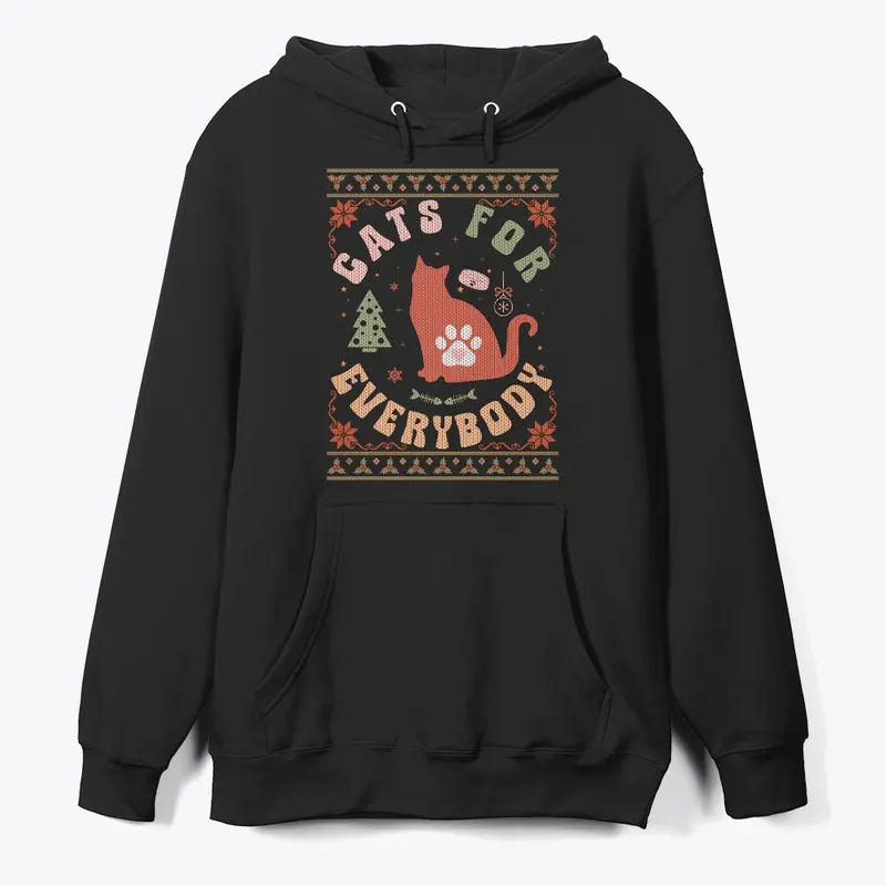 Funny cat ugly christmas sweater