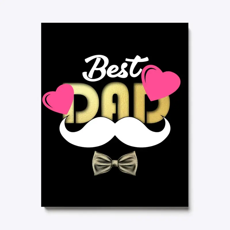 best dad with moustache